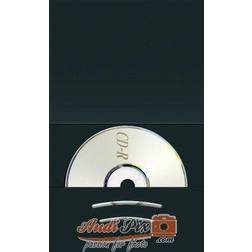 1x100 Daiber Folder med CD arkiv 6x9cm sort