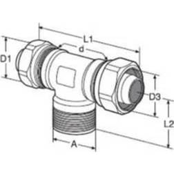 IMI TA 20x1/2" Pex Tee