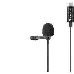 Saramonic LavMicro U3A Lavalier Mic w/ USB-C Connector, 6.6' Cable &amp Adapter