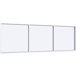 Sparvinduer FK0303 PVC Fast vindue Vindue med 2-lags glas 30x90cm