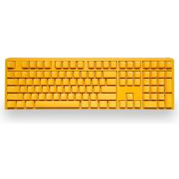 Ducky One 3 Yellow Pelinäppäimistö MX Clear