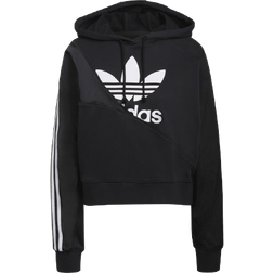 adidas Women's Originals Adicolor Split Trefoil Hoodie - Black