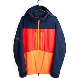 Burton AK Gore-Tex 2L Swash Jacket Men - Dress Blue/Fiesta Red/Clownfish Orange