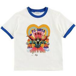 Dolce & Gabbana Superhero with King T-Shirt - White (L4JT8A /G7SPR -HAV01)