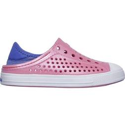 Skechers Guzman Step Clogs - Pink/Blue