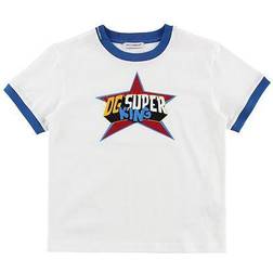 Dolce & Gabbana Superhero with Star/Text T-Shirt - White (L4JT9U/G7SWK -S9000)