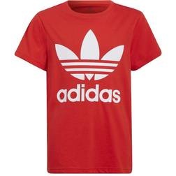 adidas Junior Trefoil T-shirt - Vivid Red/White (HC9586)