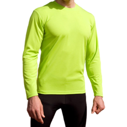 Spiro Quick Dry Performance Long Sleeve T-shirt Men - Lime Green