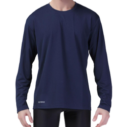 Spiro Quick Dry Performance Long Sleeve T-shirt Men - Navy