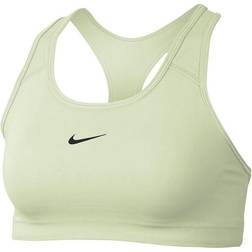 Nike Swoosh Medium-Support 1-Piece Pad Sports Bra - Lime Ice/Black