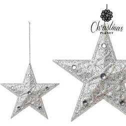 BigBuy Christmas bauble 8179 (10 cm) Silver