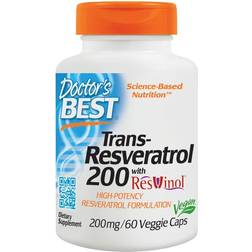 Doctor's Best Trans-Resveratrol 200 with Resvinol 200mg