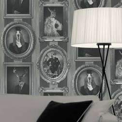 Muriva Dogs in Frames Wallpaper J59309