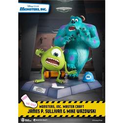 Monsters, Inc. Master Craft Staty James P. Sullivan & Mike Wazowski 34 cm