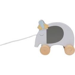 Tryco Wooden Elephant Pull-Along Toy lelu puinen 10m 1 kpl