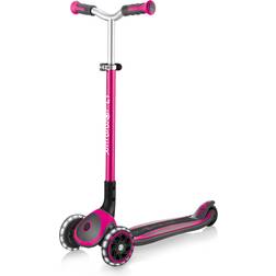 Globber Master Lights Foldable Scooter Deep Pink