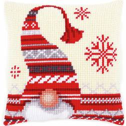 Vervaco Vervaco Cross Stitch Kit: Cushion: Christmas Elf 1, COTTON, NA, 40 x 40cm