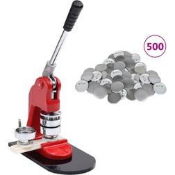 vidaXL Rintanappilaite 500 kpl Pinssien Osia 37 mm