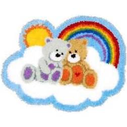 Latch Hook Kit: Rug: Shaped: Care Bears PN-0166078