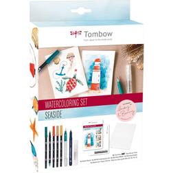 Tombow ABT Dual Watercoloring Brush set Seaside