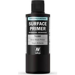 Vallejo Auxiliary Gloss Black Primer, 200Ml