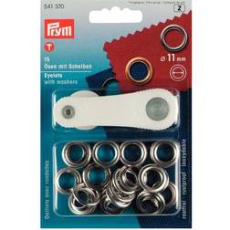 Prym Œillets et Rondelles Laiton 11 mm 15 pcs
