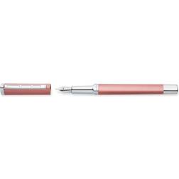 Staedtler Füllhalter triplus, Federbreite: M, rosé Vollmetall-Schaft, ergonomische Dreikantform, mit Clip &