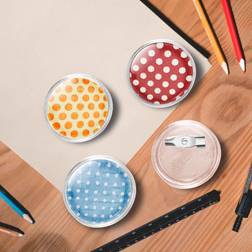 vidaXL Bottoni per Badge con Spilla 100 Set in Acrilico 25 mm