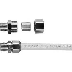 Indura Union-nippel t/flex. gasrør 3/4"