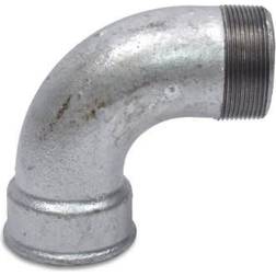 +GF+ Galvaniseret bøjning muffe/nippel 2" kort