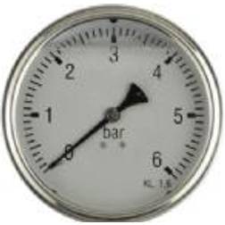 Vakuummeter 1/2xØ100 -1 0 bar, nedadrettet studs med glycerin