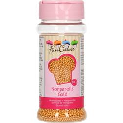 Funcakes Nonpareils Gold Spiselig