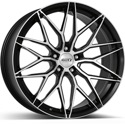 Dotz Suzuka dark Black Polished 8.5x19 5/120 ET33 CB72.6