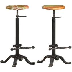 vidaXL - Sgabello da bar 78cm 2pcs