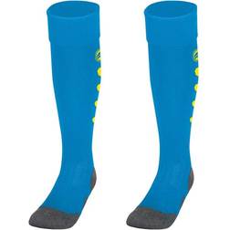 JAKO Roma Socks Unisex - Blue/Neon Yellow