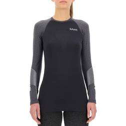 UYN Marathon OW Long Sleeve T-shirt Women - Blackboard/Black/Charcoal