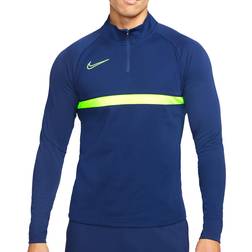 Nike Dri-FIT Academy Football Drill Top Men - Blue Void/Blue Void/Volt/Volt