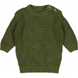 Wheat Baby Knit Pullover Charlie - Winter Moss