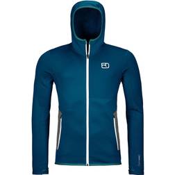 Ortovox Fleece Hoodie Men - Petrol Blue