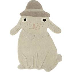 OYOY Hopsi Rabbit Rug 29.9x39.4"