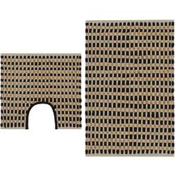 vidaXL 133220 Sort, Naturfarvet, Beige 52x83cm