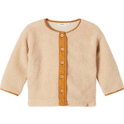 Lil'Atelier Raven Sherpa Sweat Cardigan - Peyote (13197136)