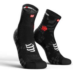 Compressport Pro Racing V3.0 Run High Socks Unisex - Black