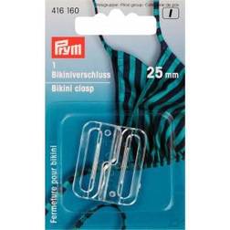 Prym Bikini hægter/Bikini lukninger Plastik Transparent 25mm 1 sæt