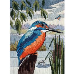 Derwent Kingfisher Silks Long Stitch Kit