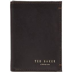 Ted Baker Zacks Bi-Fold Card Holder - Dark Brown