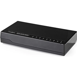 Nedis NSWH8P100BK switch 8 ports unmanaged