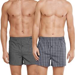 Schiesser Essentials Boxer Shorts 2-pack - Grey