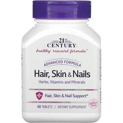 21st Century Advanced Formula Hair Skin & Nails 50 pcs