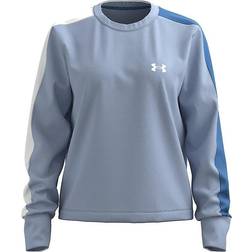 Under Armour Rival Terry Colorblock Crew Women - Isotope Blue/River